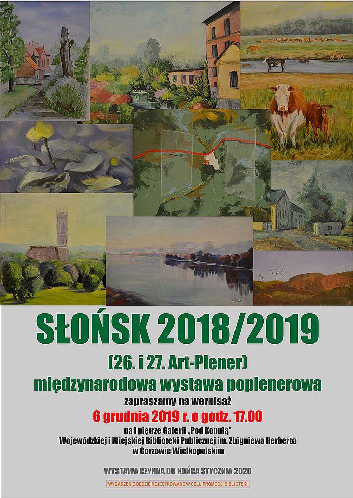 6 grudnia 2019 roku wystawa Słońsk 2018/2019