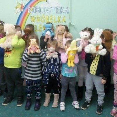 25 listopada 2019r. Bibliotekę Wróbelka Elemelka odwiedziły dzieci z Przedszkola Miejskiego nr 21 grupy „Kotki”