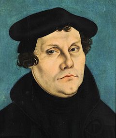 Marcin Luter. Portret autorstwa Lucasa Cranacha