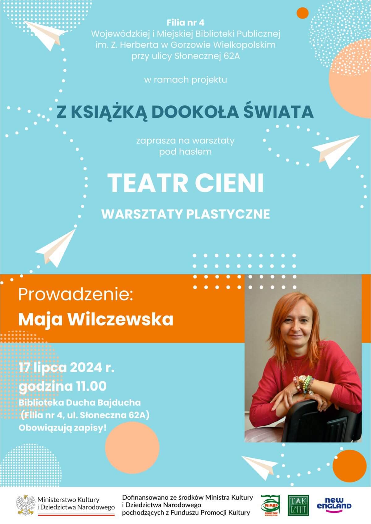 plakat promujący wydarzenie "Teatr cieni".