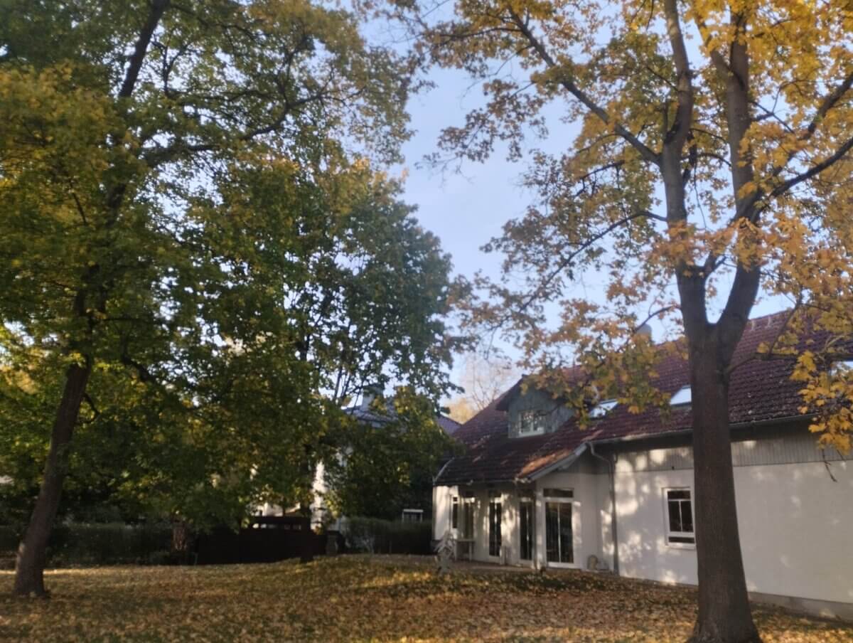 Haus Brandenburg od strony parku. Kliknięcie powoduje powiększenie zdjęcia