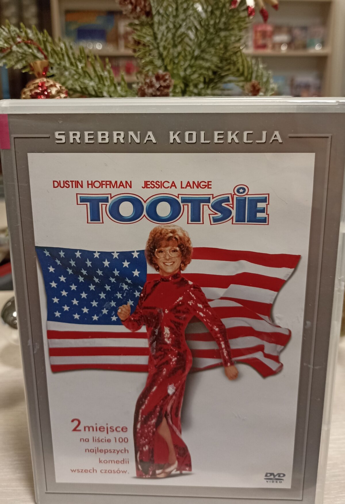 Zdjęcie płyty DVD z filmem "Tootsie".